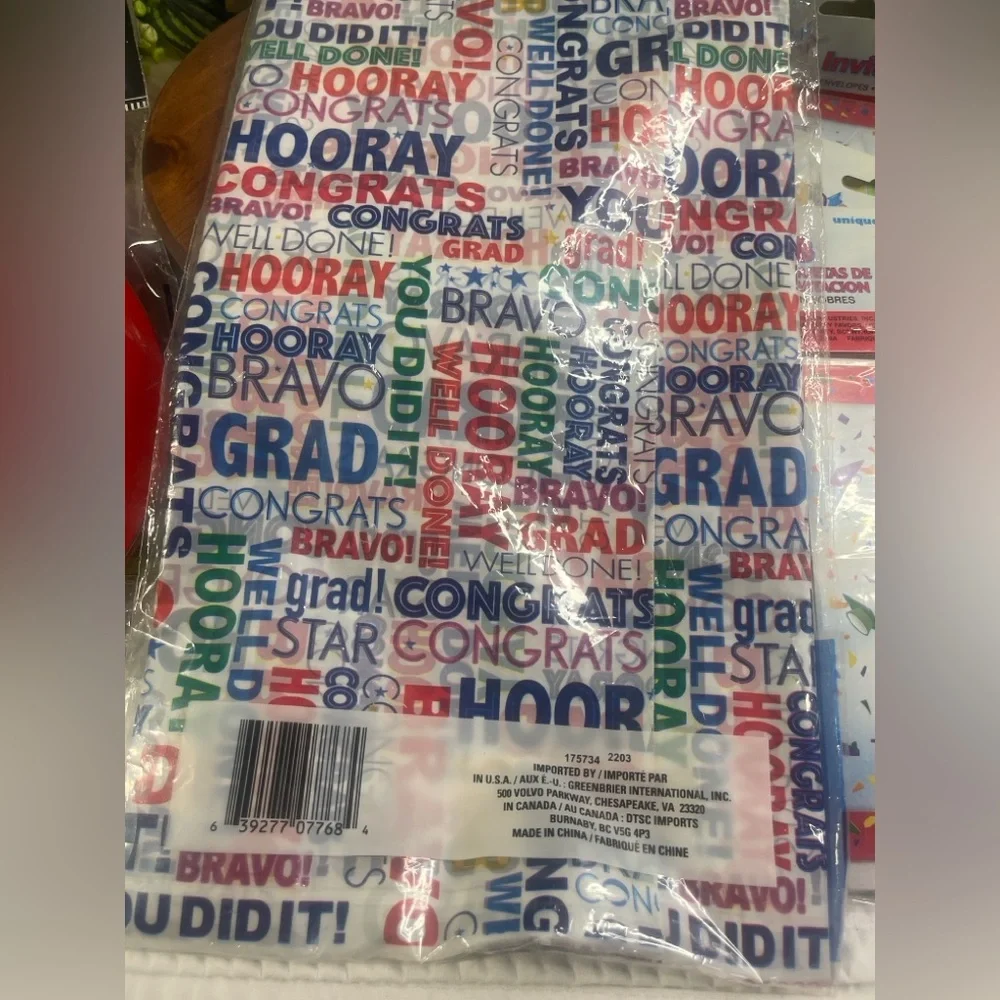 Graduation Party Decorations Bundle Congrats 24 Invitations Banner Table Cover